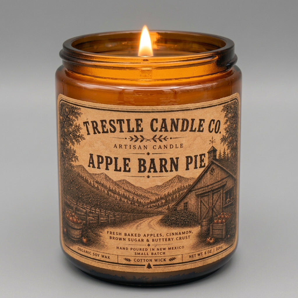 Apple Barn Pie Candle - TRESTLE CANDLE CO