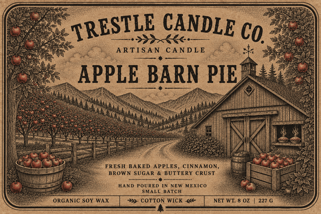 Apple Barn Pie Candle - TRESTLE CANDLE CO