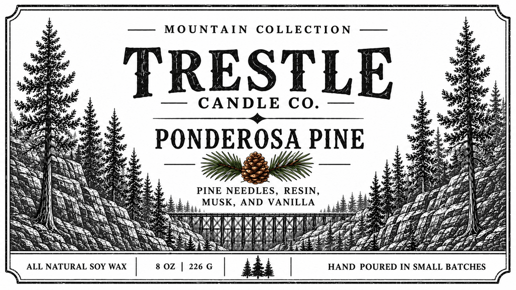 Ponderosa Pine Candle | Trestle Candle Co - TRESTLE CANDLE CO