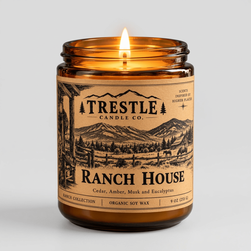 Ranch House | Trestle Candle Co - TRESTLE CANDLE CO