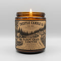 Sleepy Grass Campfire Candle - TRESTLE CANDLE CO