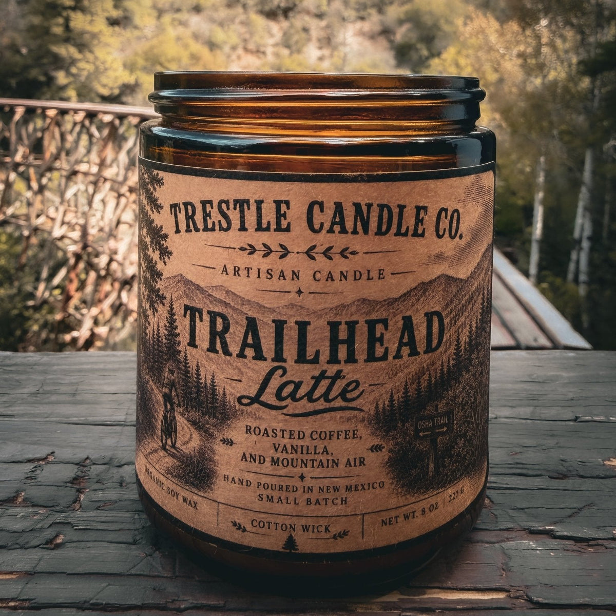 TRAILHEAD Latte Candle - TRESTLE CANDLE CO