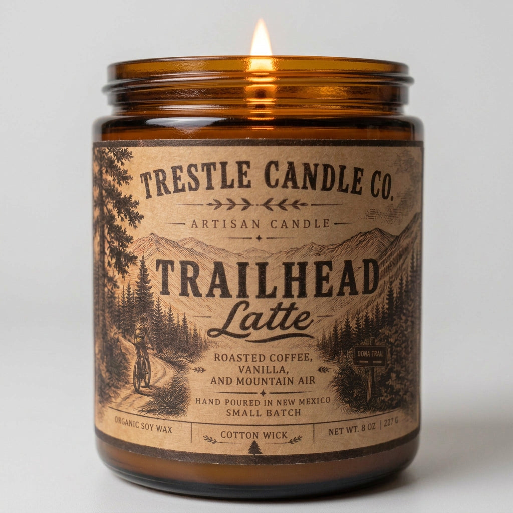 TRAILHEAD Latte Candle - TRESTLE CANDLE CO